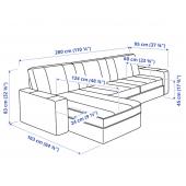 L shape sofa with changeable cover