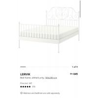 Bed Frame White/Luroy for selling