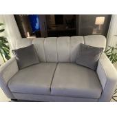 Two seater sofa suede material