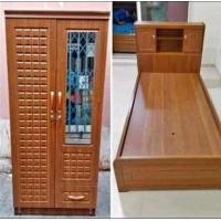 Bed with Wardrobe for sale